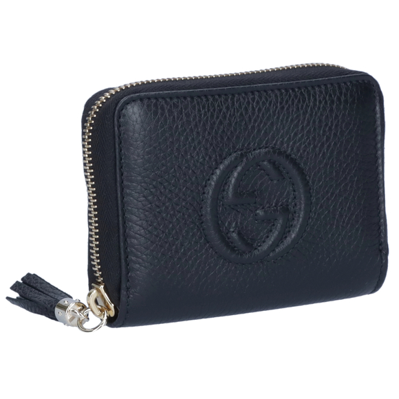 GUCCI Coin Purse Coin Case Outlet SOHO Black - Picture 1 of 4